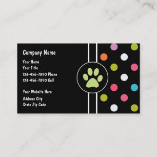 Pet Care Business Cards