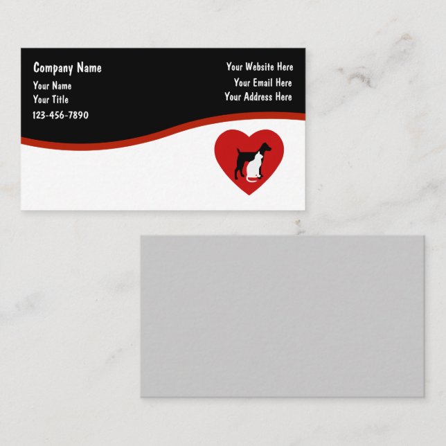 Pet Care Business Cards (Front/Back)