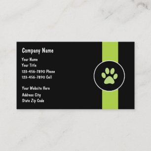 Pet Care Business Cards