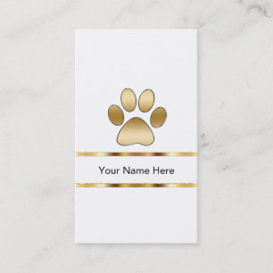 Pet Care Business Cards