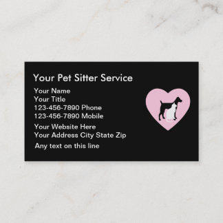 Pet Care Business Cards