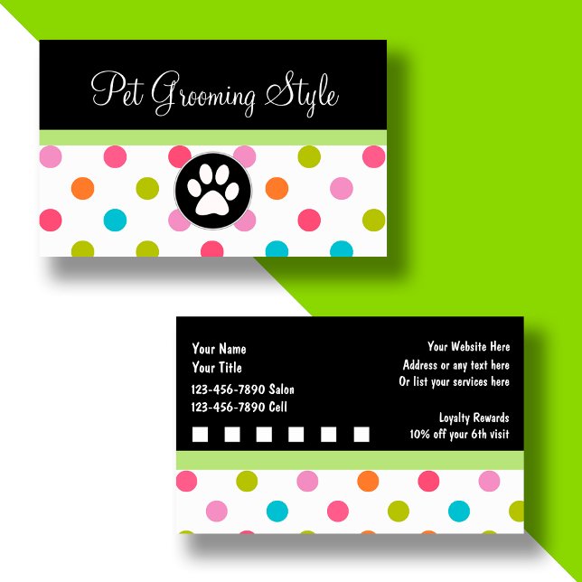 Pet Care Business Cards (Creator Uploaded)