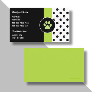 Pet Care Business Cards