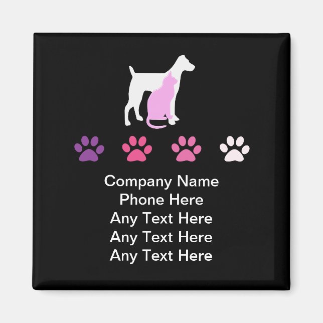 Pet Care Business Magnets (Front)