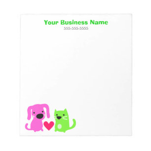 Pet Care Business Notepad