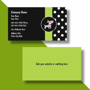 Pet Care Businesscards Business Card