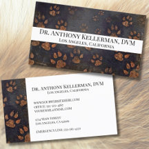 Pet Care Clinic Paw Print Veterinarian