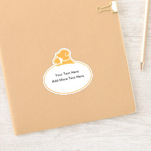 Pet Care Custom Sticker Labels