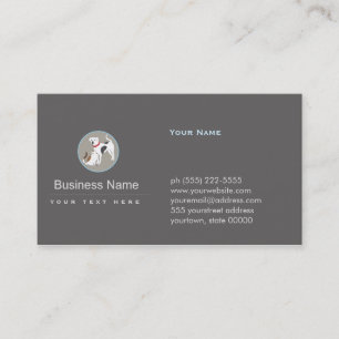 Pet Care Dog and Cat Logo Business Card