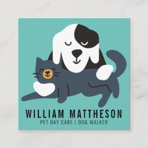 PET CARE   Dog Walker Pet Sitter Business Card