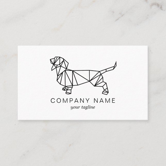 Pet Care | Dog Walking | Dog Lover | Minimal Business Card (Front)