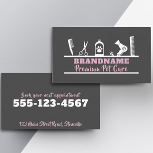 Pet Care, grooming service Business Card