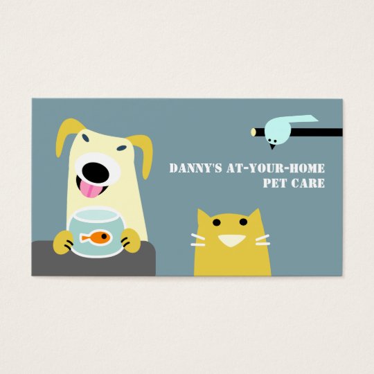 Pet Care Professional Business Card