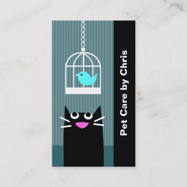 Pet Care Professional Business Card (Front)