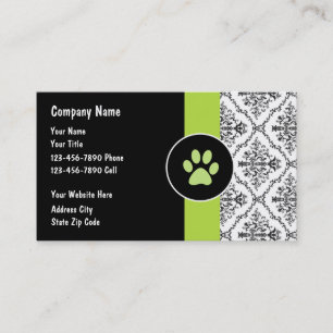 Pet Care Service Business Card