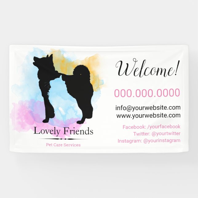 Pet Care Services/ Sitting services Banner (Horizontal)