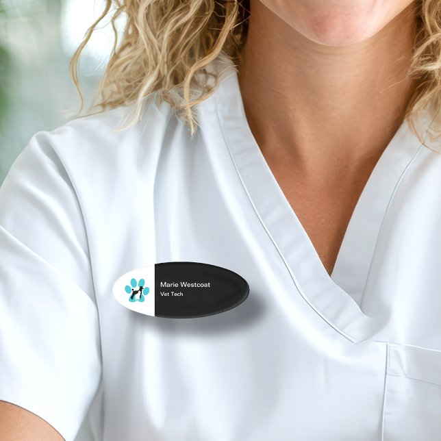 Pet Care Services Staff Name Tags (Creator Uploaded)