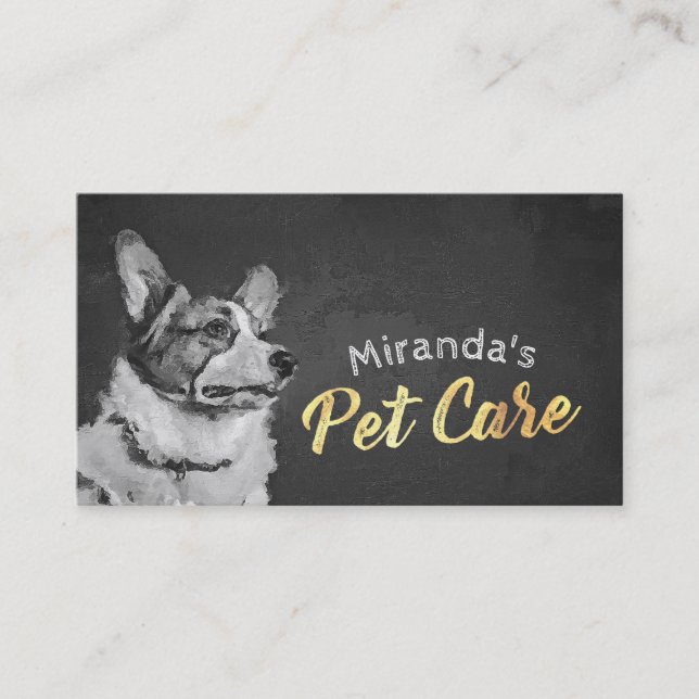 Pet Care Sitting Bathing and Grooming Beauty Salon Appointment Card (Front)