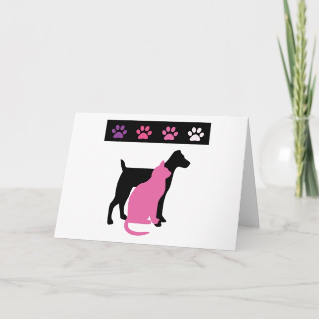 Pet Care Thank You Cards (Front)