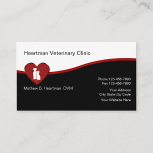 Pet Care Veterinarian Business Cards