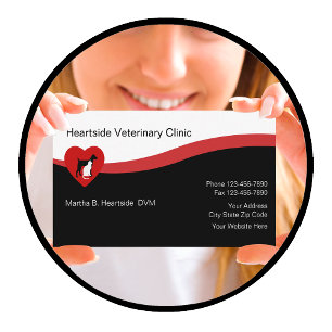 Pet Care Veterinarian Business Cards