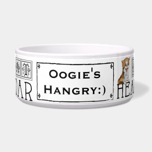 Pet CAT Bowl Large "I AM CAT Hear me ROAR"