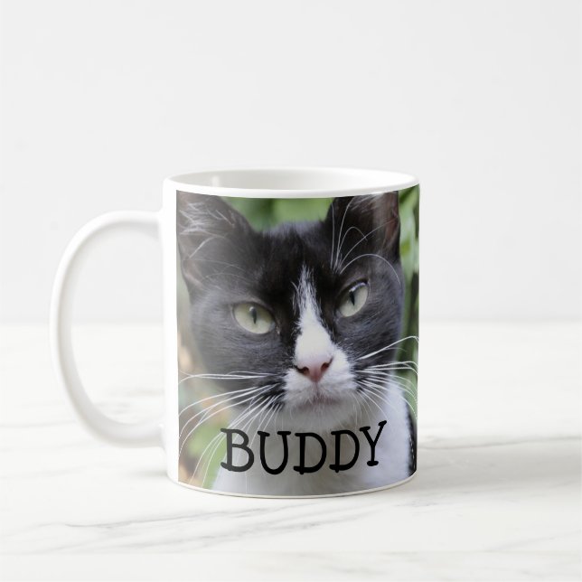 PET CAT CUSTOM COFFEE MUG (Left)