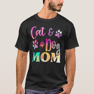 Pet Cat Dog Mum For Women Mothers Day T-Shirt