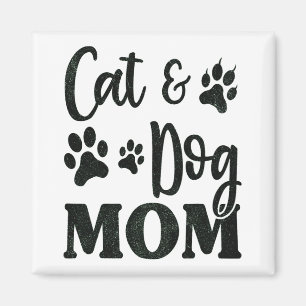 Pet Cat Dog Mum Mothers Day For Women Magnet