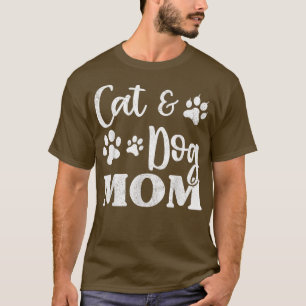 Pet Cat Dog Mum , Mothers Day For Women  T-Shirt
