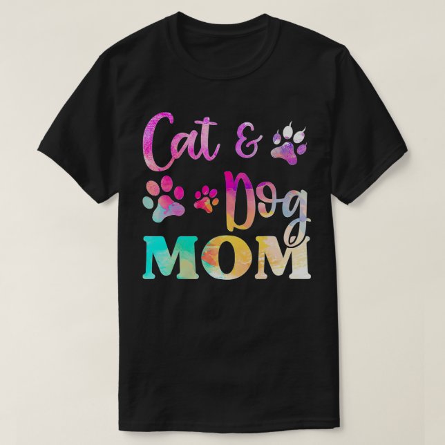 Pet Cat Dog Mum Shirt For Women, Mothers Day  (Design Front)
