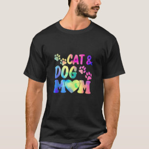Pet Cat Mom Dog Mom Mother s Day Fur Mama Mommy Pe T-Shirt