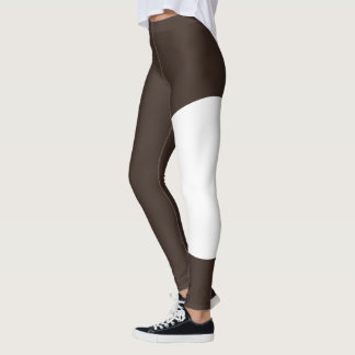 Pet Cat Mum Espresso Brown Black Customised Text Leggings