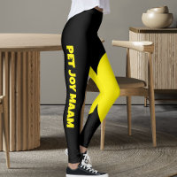 Pet Cat Mum Name Black Yellow Fun Customised Text