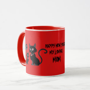 PET CAT NEW YEAR MUG 2023 AS A GIFT FOR MOM