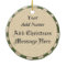 Pet Cat Photo Christmas Ornament
