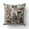 Pet Cat Photo Collage Paw Print Pattern Grey Name