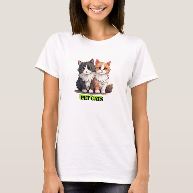 Pet Cats T-Shirt (Front)