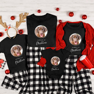 Pet Christmas Personalised Dog Photo Holiday Men's T-Shirt