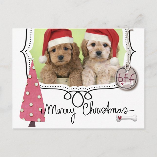 Pet Christmas Photo Card (Front)