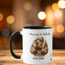  Pet Cocker Spaniel Paws Brown Personalise