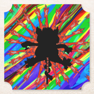pet de kat krewe drink coasters