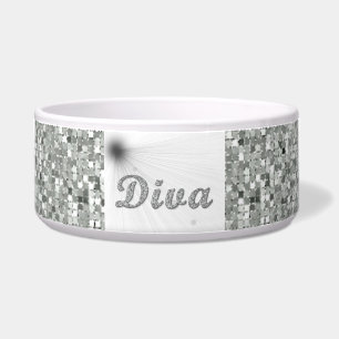 Pet DIVA Dog or Cat bowl Dish