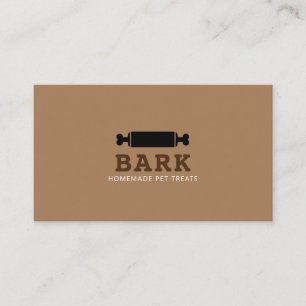 Pet dog bakery homemade dog treats shop business card