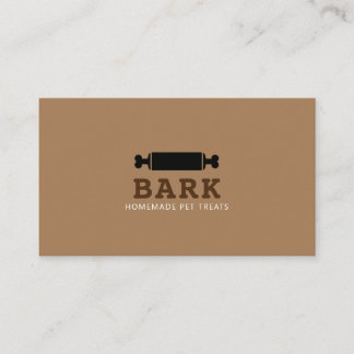 Pet dog bakery homemade dog treats shop business card