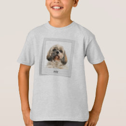 Pet Dog Birthday Photo Personalised T-Shirt