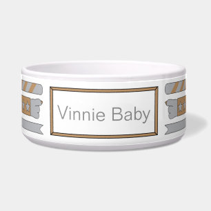Pet DOG Bowl Large "FEED ME HANGRY"