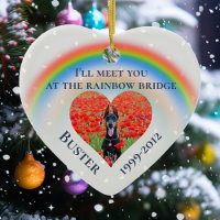 Pet Dog Cat Rainbow Bridge Photo Custom