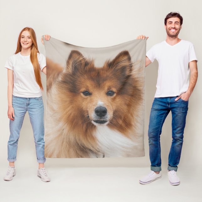 Pet Dog Corgi Canine Breed Fleece Blanket (In Situ)
