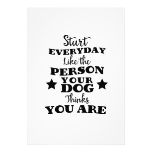 Pet Dog Funny Quote Photo Print